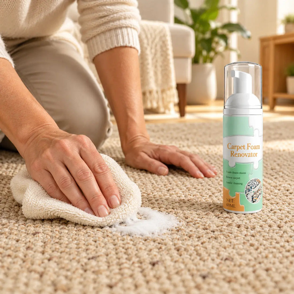 Multi‑Purpose Dry Foam Fabric & Carpet Stain Cleaner