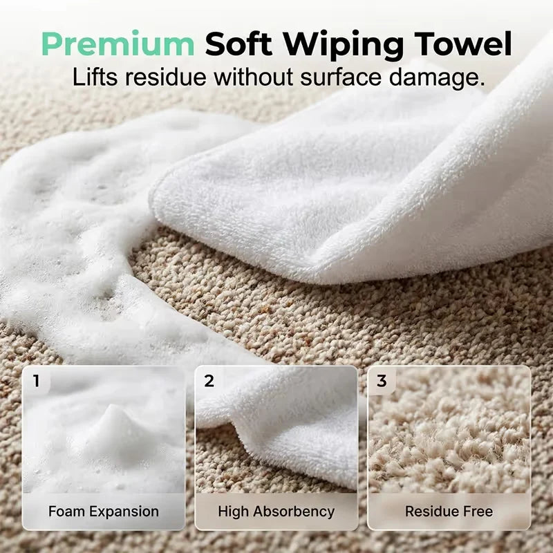 Multi‑Purpose Dry Foam Fabric & Carpet Stain Cleaner