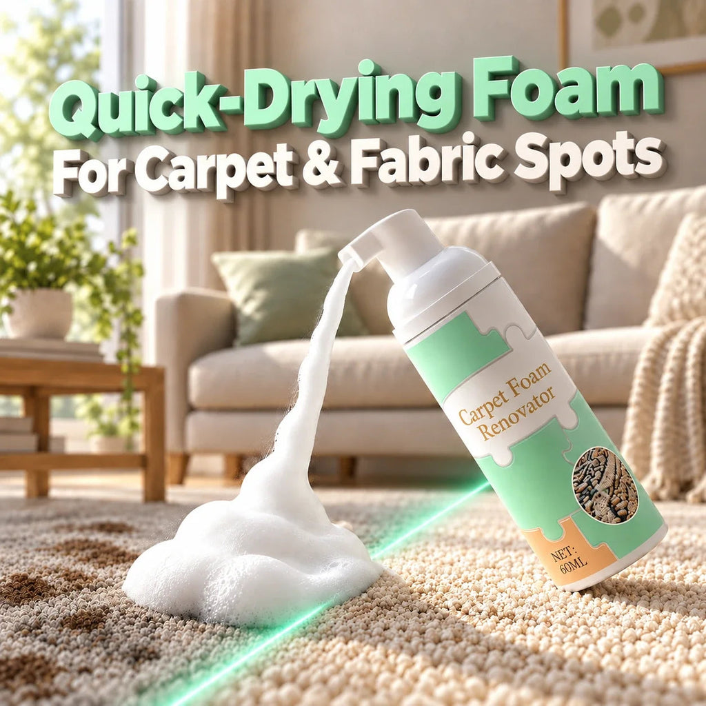 Multi‑Purpose Dry Foam Fabric & Carpet Stain Cleaner